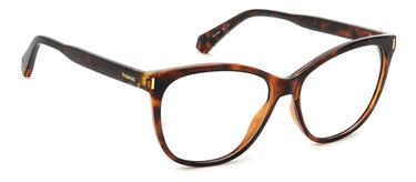 Premium Women Polaroid Eyeglasses: PLD D463 - Havana - SpecSMART Eye Clinic (Diagonal View)